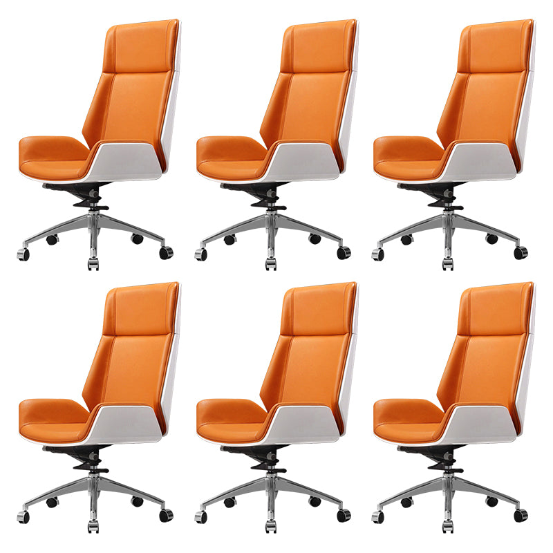 Contemporary Slide Swivel Chair Executive High Back Managers Chair