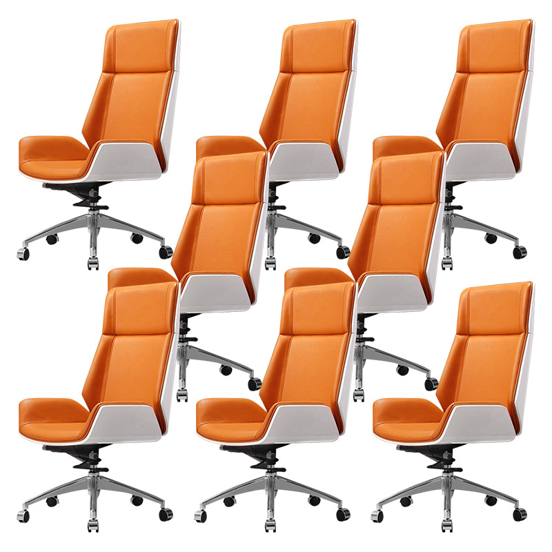 Contemporary Slide Swivel Chair Executive High Back Managers Chair