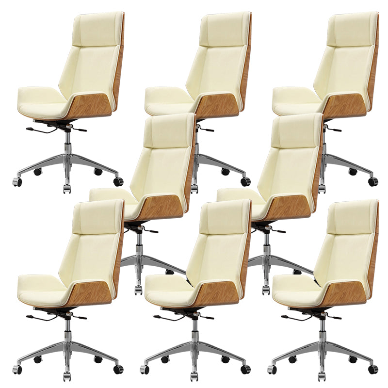 Contemporary Slide Swivel Chair Executive High Back Managers Chair