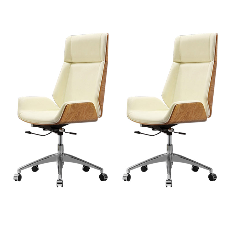 Contemporary Slide Swivel Chair Executive High Back Managers Chair