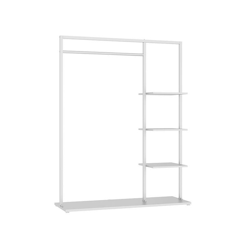 Contemporary Hall Stand Metal No Distressing Shelving Included Free Standing Coat Rack