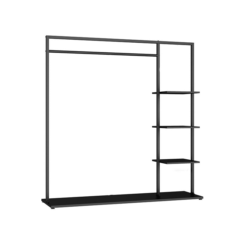 Contemporary Hall Stand Metal No Distressing Shelving Included Free Standing Coat Rack