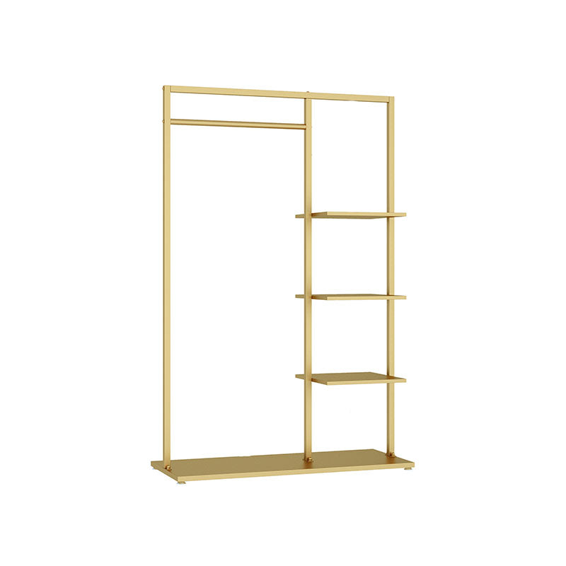 Contemporary Hall Stand Metal No Distressing Shelving Included Free Standing Coat Rack