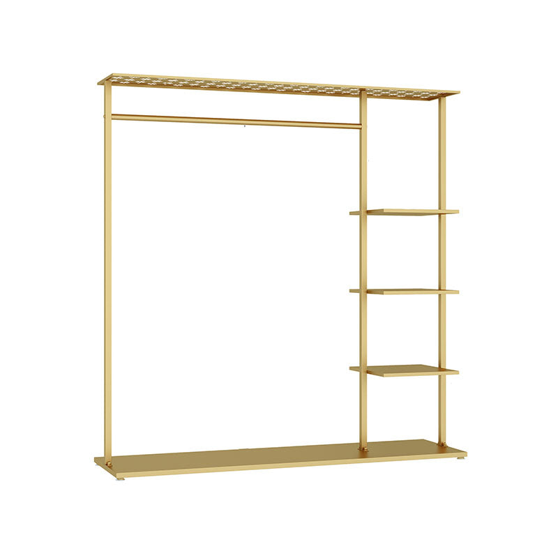 Contemporary Hall Stand Metal No Distressing Shelving Included Free Standing Coat Rack