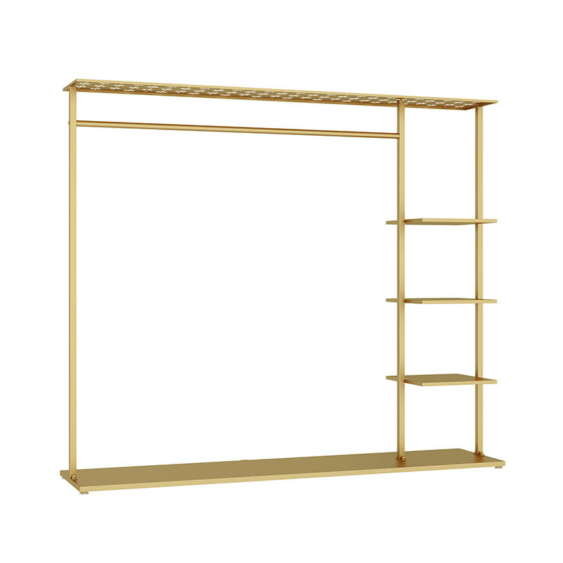 Contemporary Hall Stand Metal No Distressing Shelving Included Free Standing Coat Rack