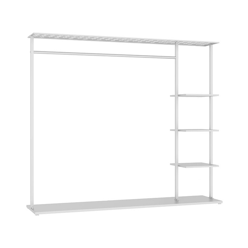 Contemporary Hall Stand Metal No Distressing Shelving Included Free Standing Coat Rack