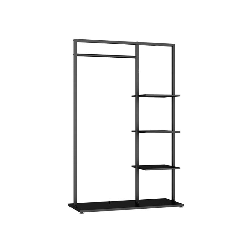 Contemporary Hall Stand Metal No Distressing Shelving Included Free Standing Coat Rack