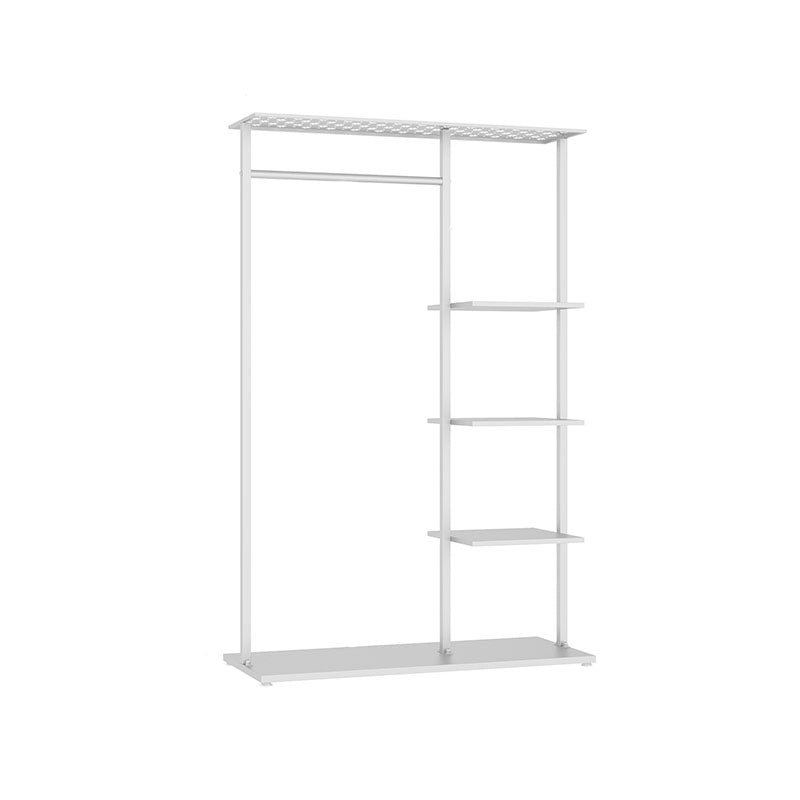 Contemporary Hall Stand Metal No Distressing Shelving Included Free Standing Coat Rack