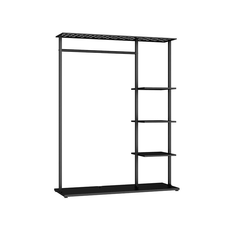 Contemporary Hall Stand Metal No Distressing Shelving Included Free Standing Coat Rack