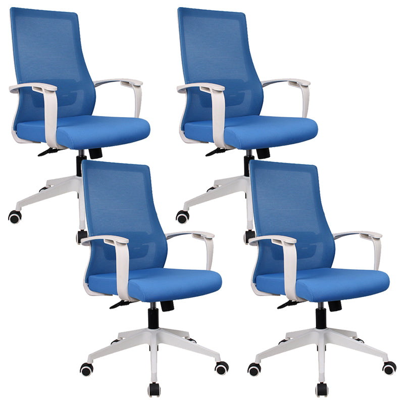 Modern Desk Chair Mesh Computer Chair High-Back Chair with Wheels/No Wheels