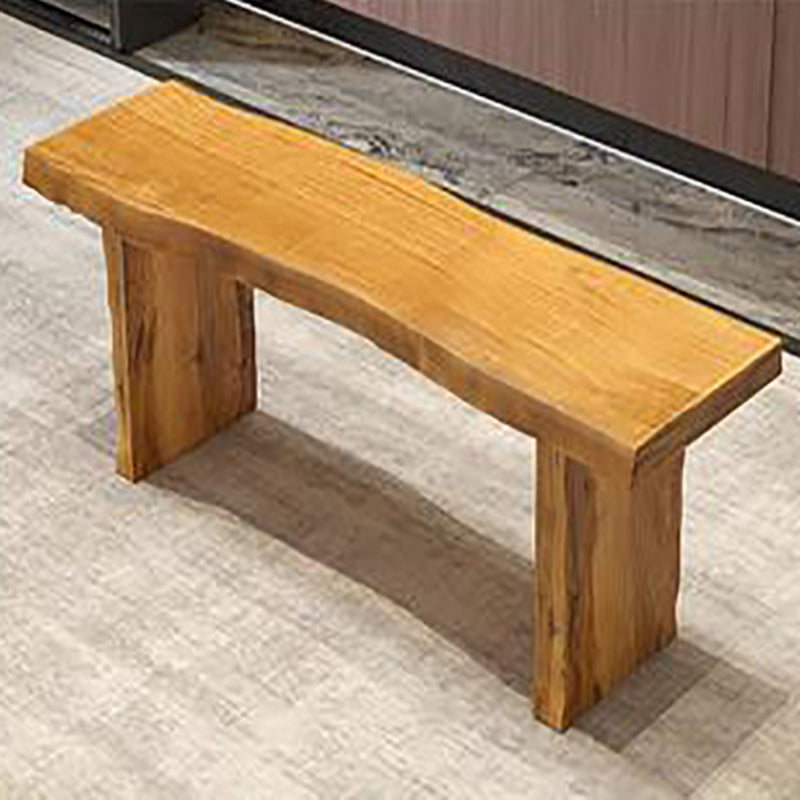 11.7-inch W Modern Seating Bench Solid Wood Rectangle Solid Color Bench