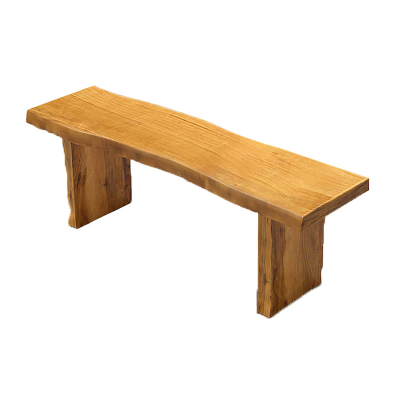 11.7-inch W Modern Seating Bench Solid Wood Rectangle Solid Color Bench