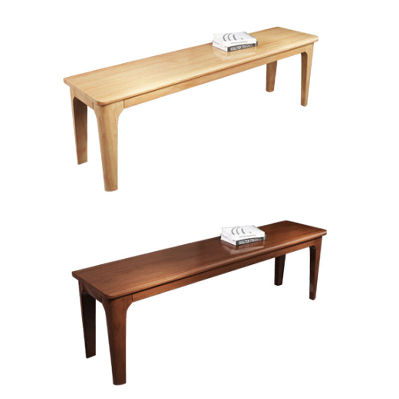 14.04-inch Width Seating Bench Mid-Century Modern Solid Wood Bedroom Bench