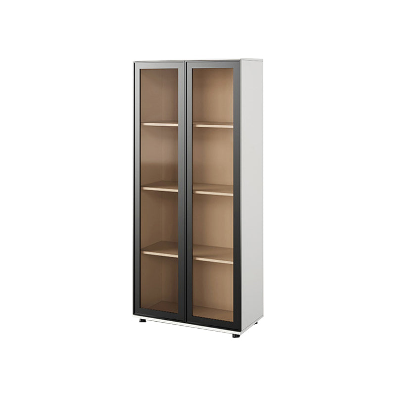 Modern Filing Cabinet Wood Adjustable Storage Shelves Cabinet for Office