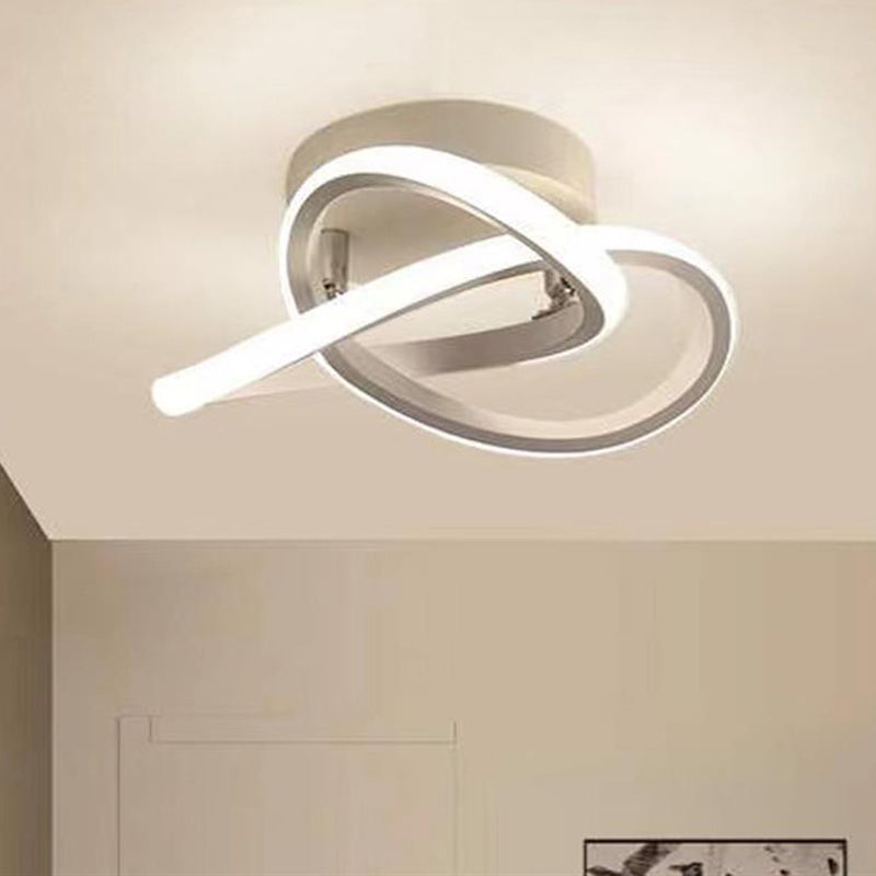 Geometric Flush Lighting Contemporary Metal Flush Mount Fixture