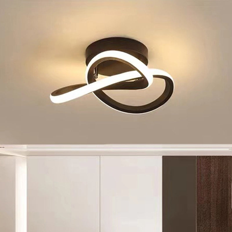 Geometric Flush Lighting Contemporary Metal Flush Mount Fixture