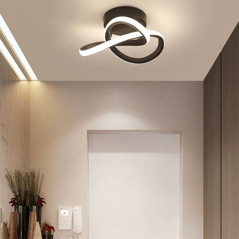 Geometric Flush Lighting Contemporary Metal Flush Mount Fixture