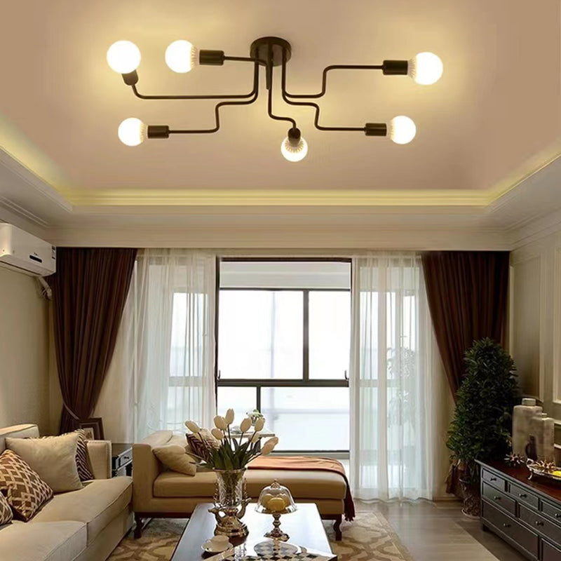 Flush Mount Light Fixtures Modern Flush Mount Ceiling Light for Dining Room