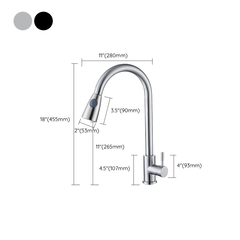 Modern Faucets 1-Handle Pull down with Water Dispenser Standard Kitchen Faucets