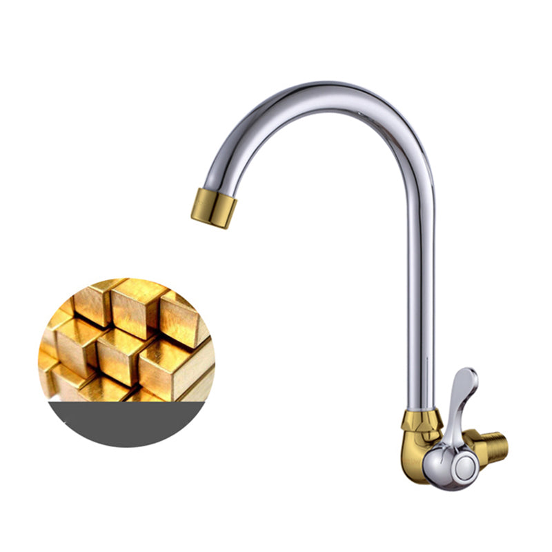 Modern Bar Faucet Brass Knob Handle Wall Mounted Pot Filler Faucet