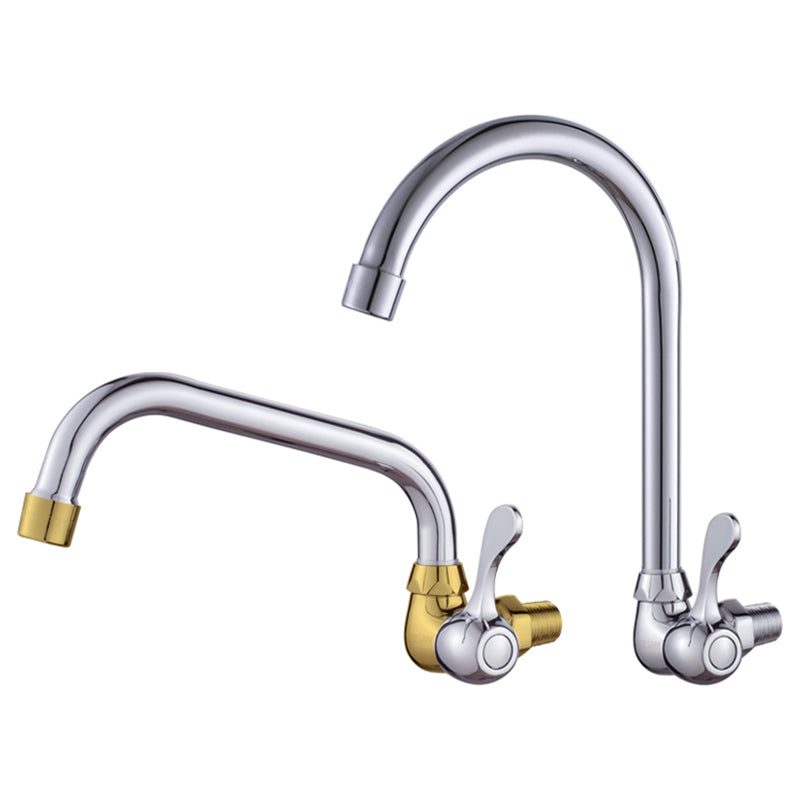 Modern Bar Faucet Brass Knob Handle Wall Mounted Pot Filler Faucet