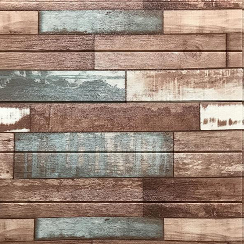 Faux Wood Wall Ceiling Living Room Shiplap Waterproof Peel and Press Wall Panel