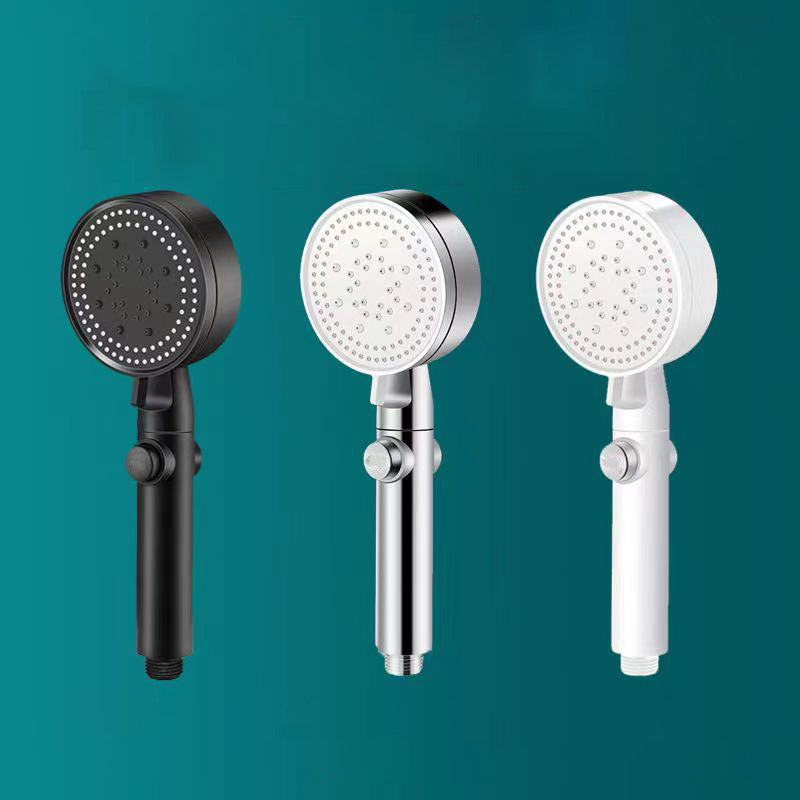 Plastic Bathroom Shower Head Wall-mounted Shower Head with Adjustable Spray Pattern