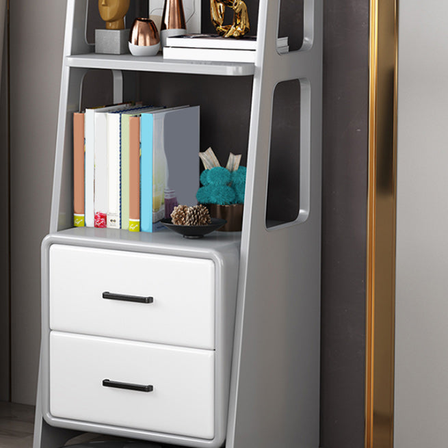 Contemporary Nightstand Open Storage Bedside Cabinet for Bedroom