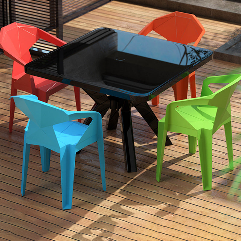 Plastic Garden Table Modern Simple Household Food Stall Dining Table