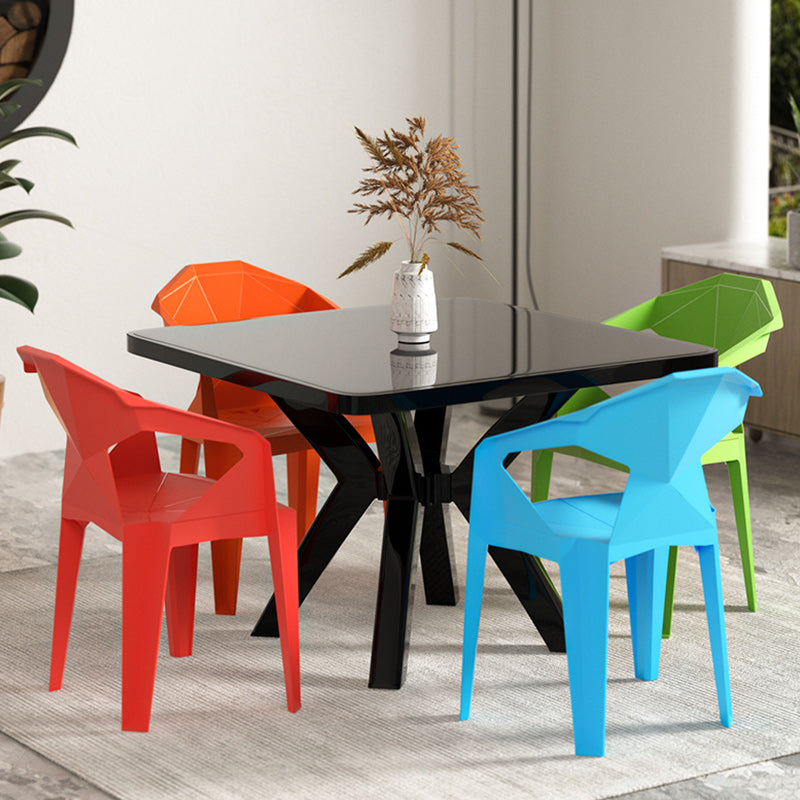 Plastic Garden Table Modern Simple Household Food Stall Dining Table