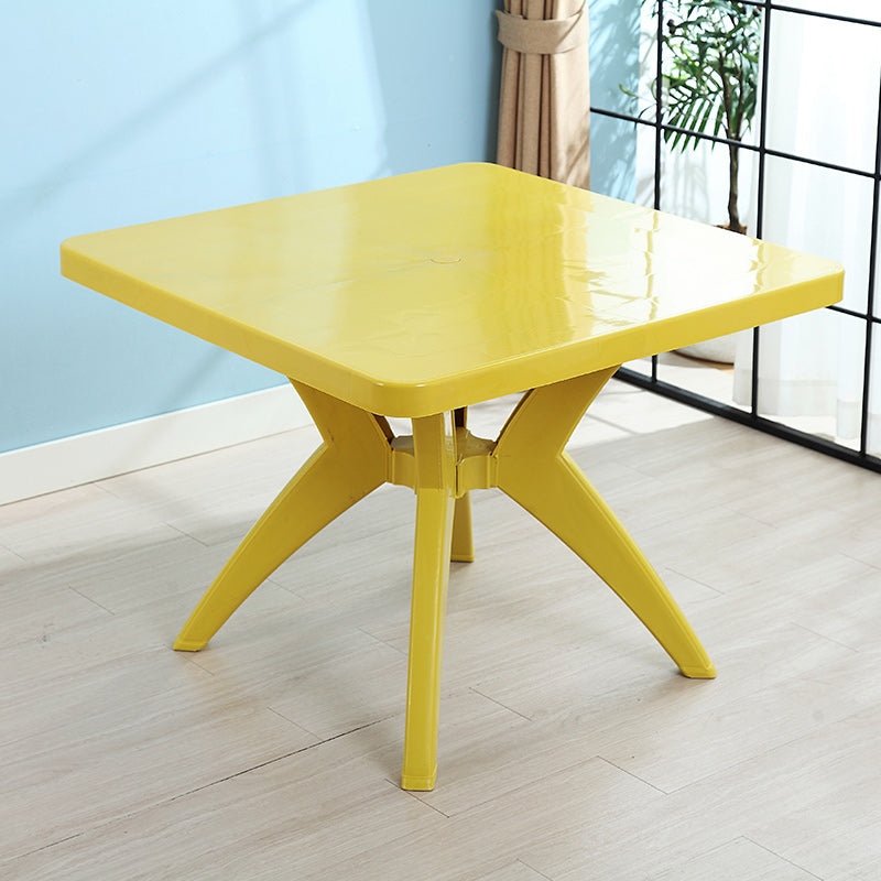 Plastic Garden Table Modern Simple Household Food Stall Dining Table