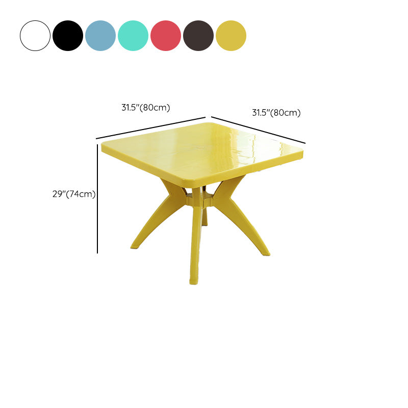 Plastic Garden Table Modern Simple Household Food Stall Dining Table