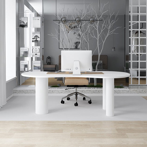 Contemporary Writing Desk Home Pine Wood Office Desk with Legs