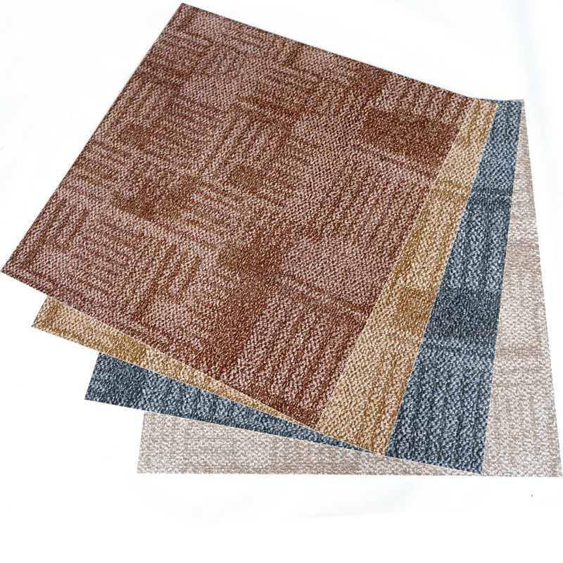 Living Spaces Square Vinyl Flooring Peel and Stick Fabric Look PVC Flooring