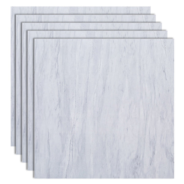 Peel and Stick Vinyl Flooring 23.6"x23.6" x2mm Marble Look PVC Flooring