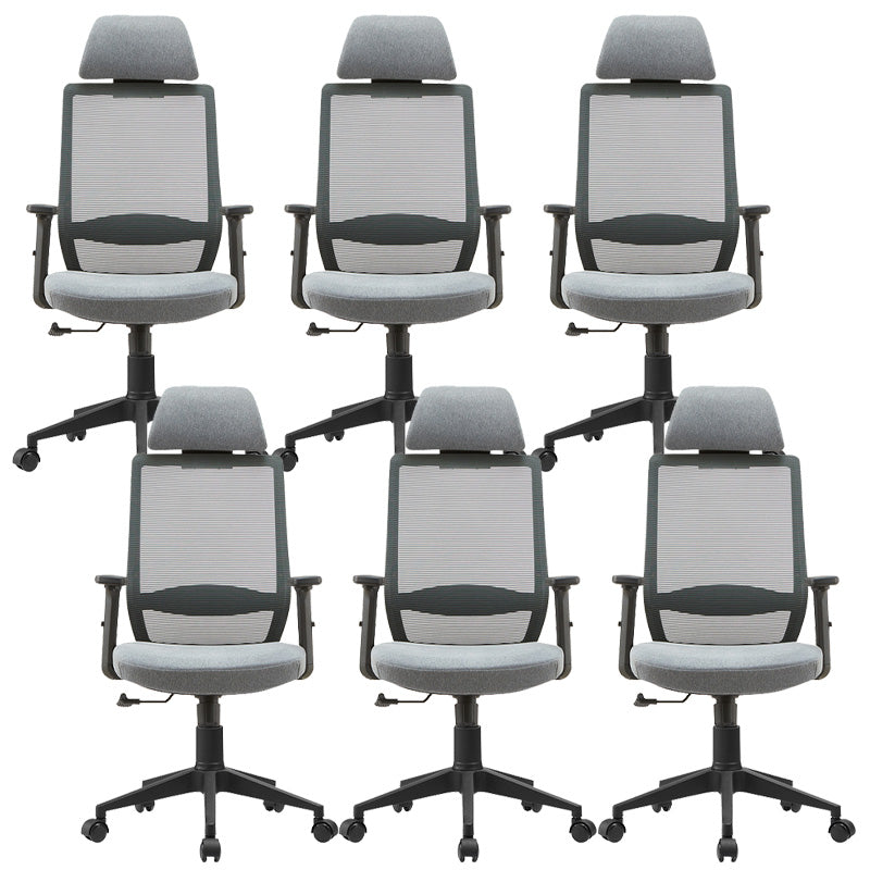 Modern Mesh Office Chair Adjustable Seat Height Desk Chair with Wheels