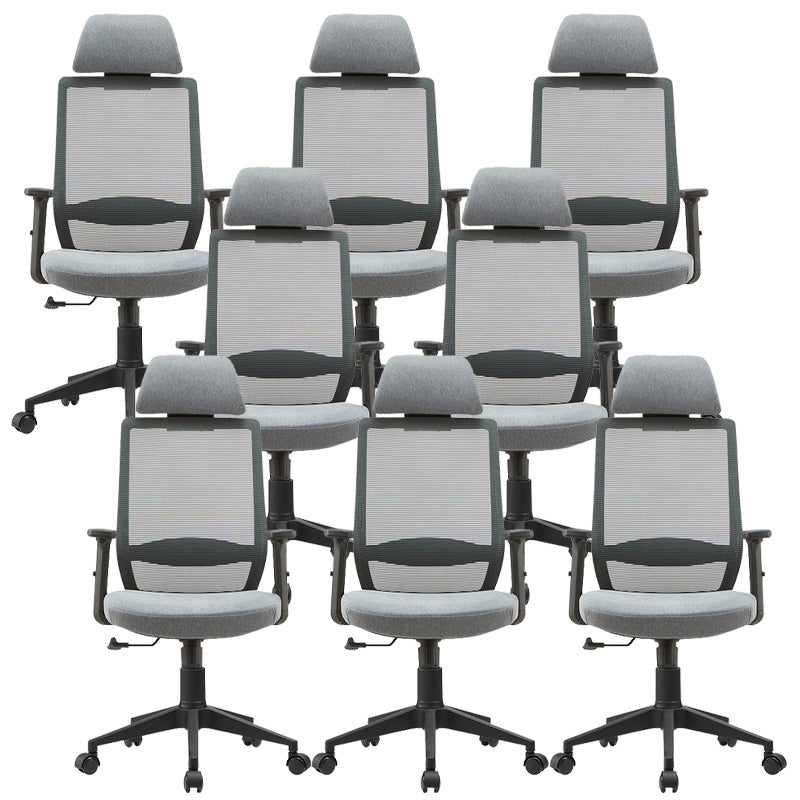 Modern Mesh Office Chair Adjustable Seat Height Desk Chair with Wheels