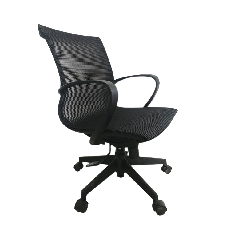 Modern Desk Chair Mesh Swivel Computer Chair High-Back Chair with Wheels