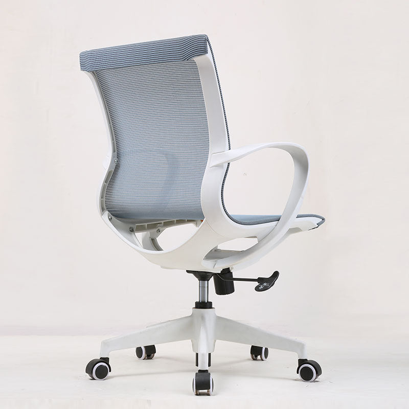 Modern Desk Chair Mesh Swivel Computer Chair High-Back Chair with Wheels