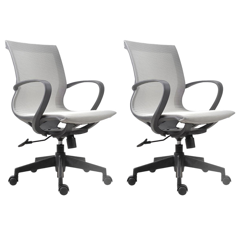 Modern Desk Chair Mesh Swivel Computer Chair High-Back Chair with Wheels