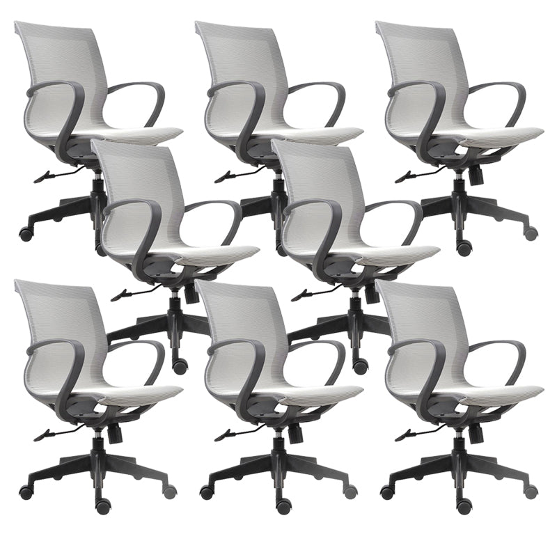 Modern Desk Chair Mesh Swivel Computer Chair High-Back Chair with Wheels