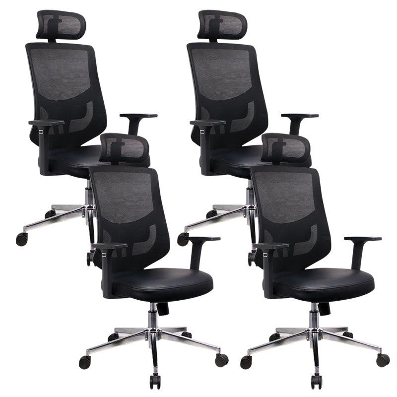 Modern Desk Chair Mesh Computer Chair for Office High-Back Chair with Wheels