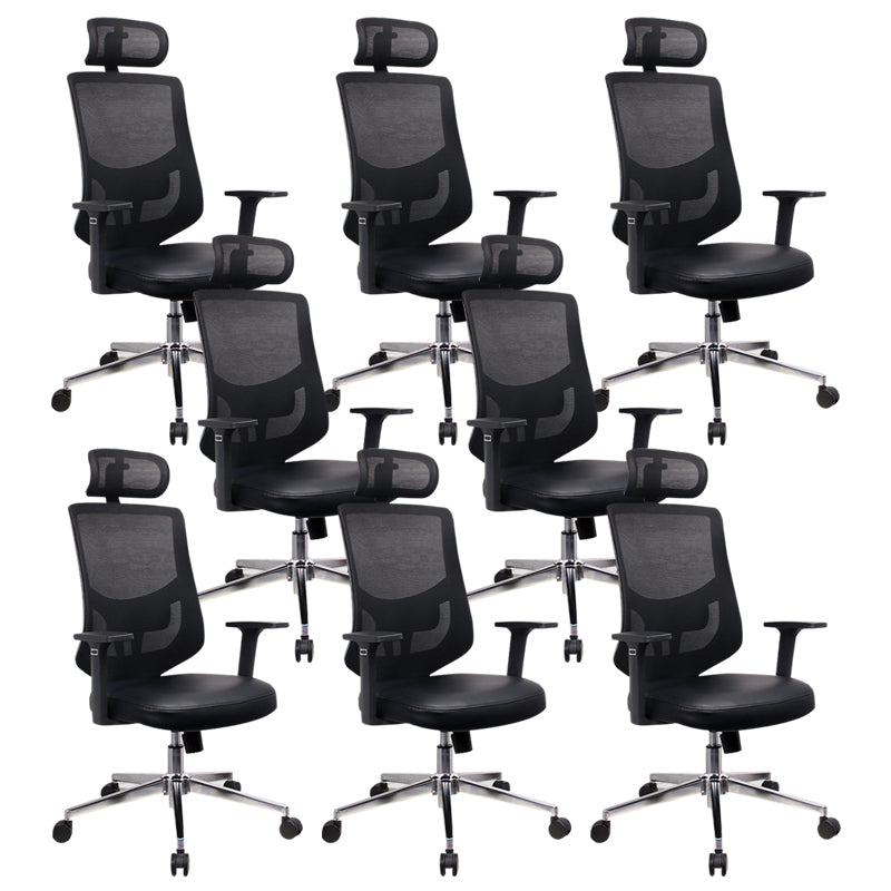 Modern Desk Chair Mesh Computer Chair for Office High-Back Chair with Wheels