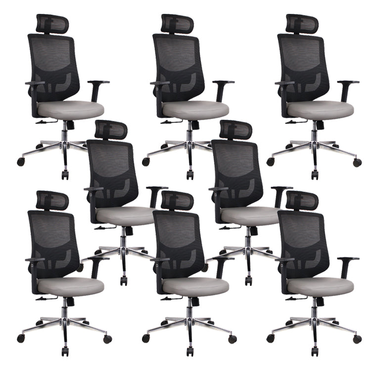 Modern Desk Chair Mesh Computer Chair for Office High-Back Chair with Wheels