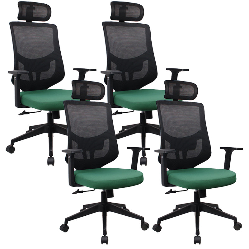 Modern Desk Chair Mesh Computer Chair for Office High-Back Chair with Wheels