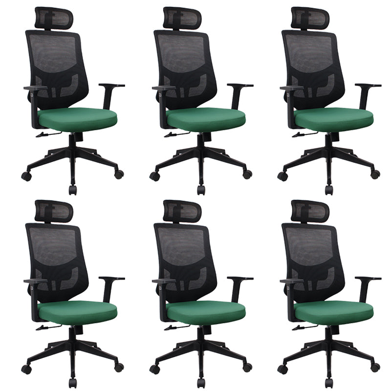 Modern Desk Chair Mesh Computer Chair for Office High-Back Chair with Wheels