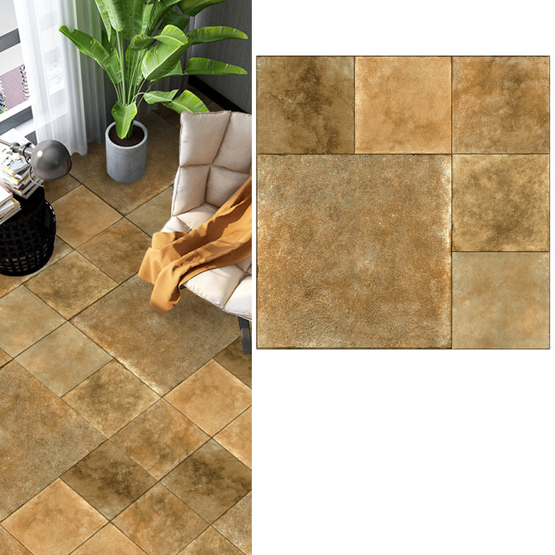 Square Peel & Stick Vinyl Flooring 24" x 24" x 4.6mm PVC Flooring