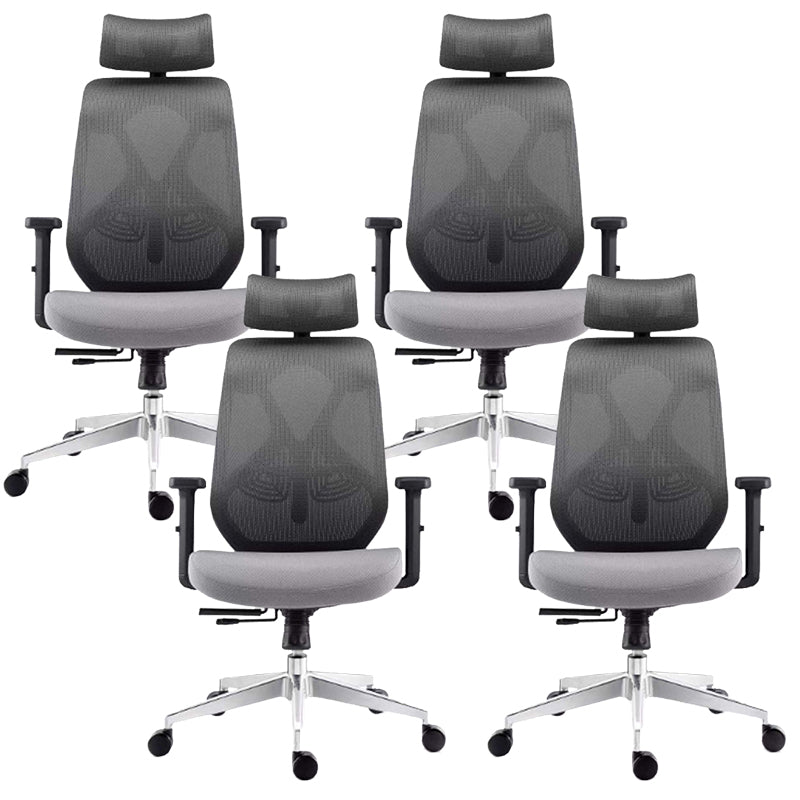 Modern Desk Chair Mesh Swivel Office Chair High-Back Chair with Wheels