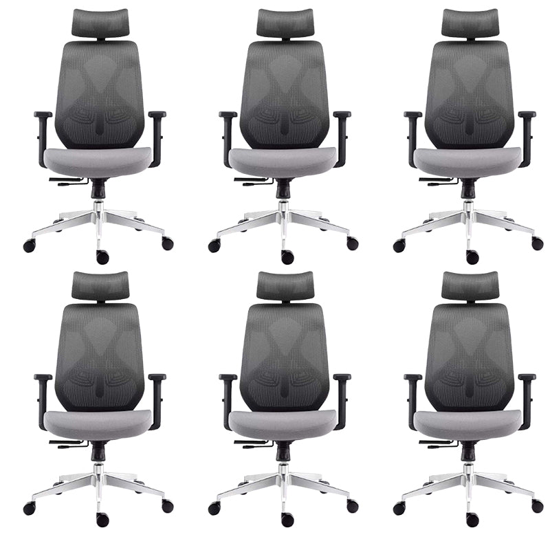 Modern Desk Chair Mesh Swivel Office Chair High-Back Chair with Wheels