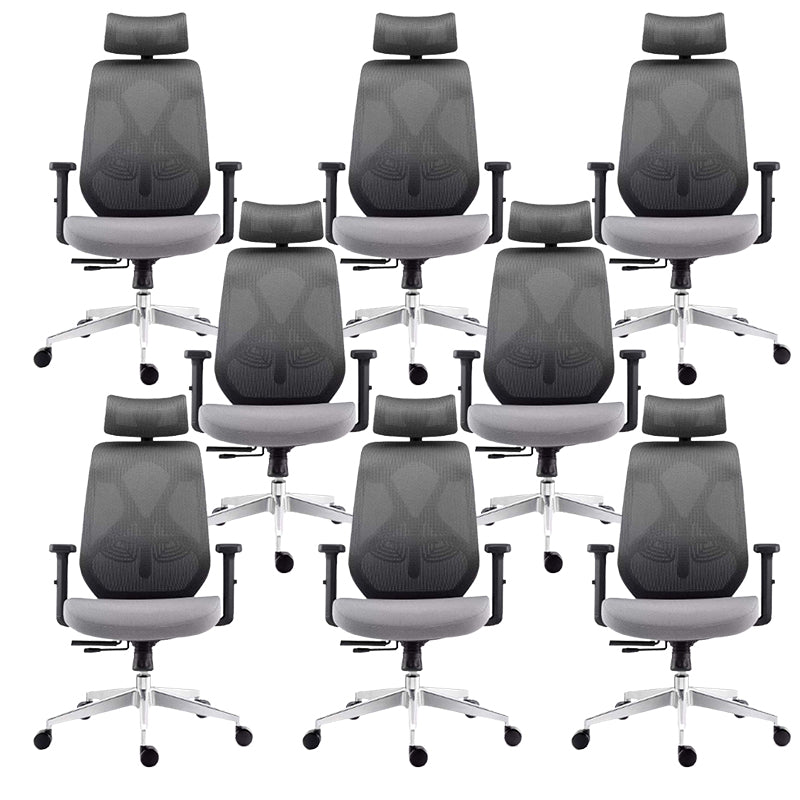 Modern Desk Chair Mesh Swivel Office Chair High-Back Chair with Wheels